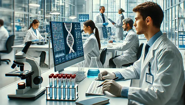 Proceso de prueba genética