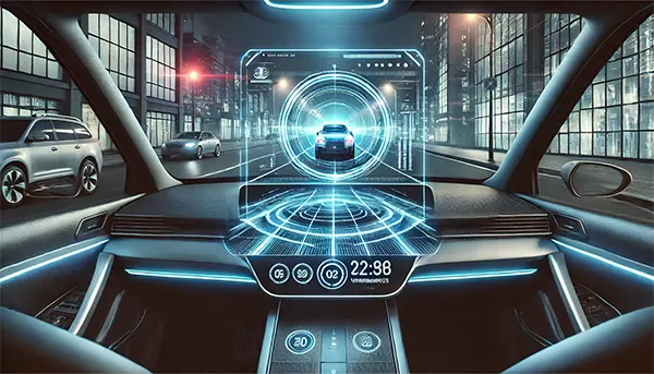 AI-driven automotive display