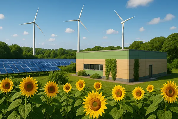 Énergie solaire et éolienne