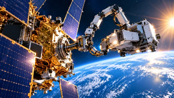 Satellite servicing robot